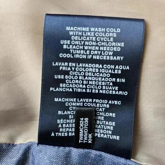 Tommy Hilfiger Women's Trench Jacket Coats, Color: Tan brown, Size Large - Picture 8 of 9